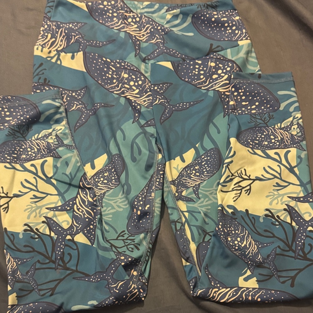 Wanderlust Blue Oceanic Leggings - Picture 5 of 5